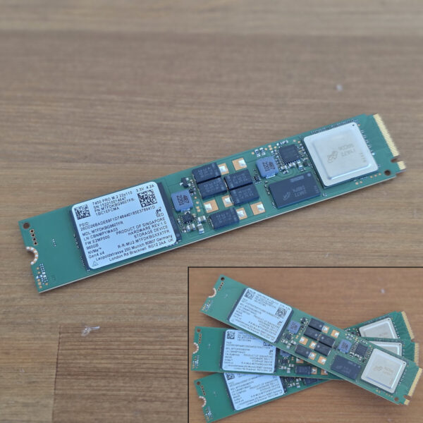 Micron 7450 PRO Series M.2 PCIe Gen4.0 SSD 3.84TB  MTFDKBG3T8TFR-1BC1ZABYY